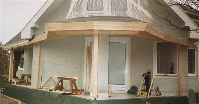 Elkészült ácsmunka - tetőszerkezet, terasz vagy faszerkezet (87. kép)